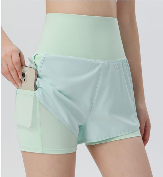 DOUBLE LAYERED SHORTS