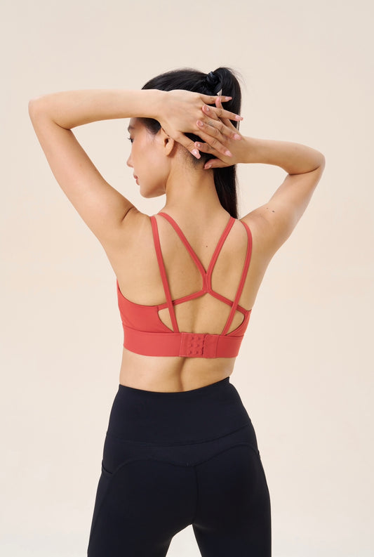 SPORTS BRA WITH BACK STRAPS