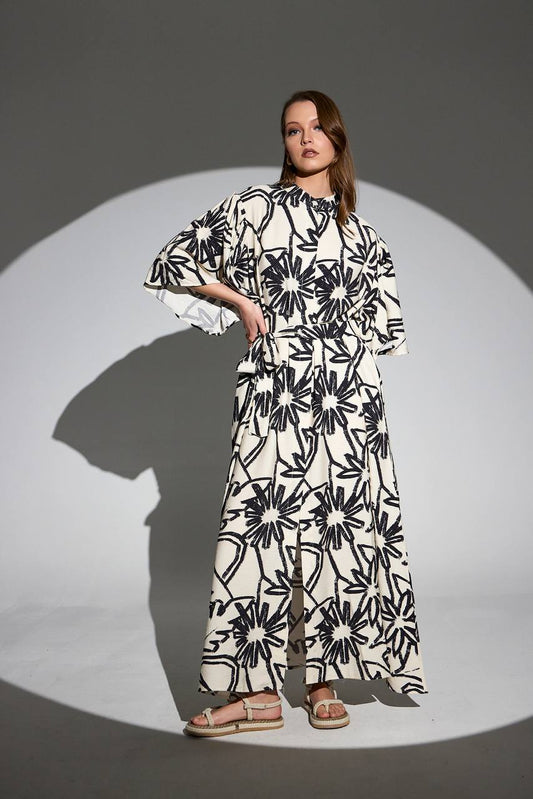Long Printed Dress