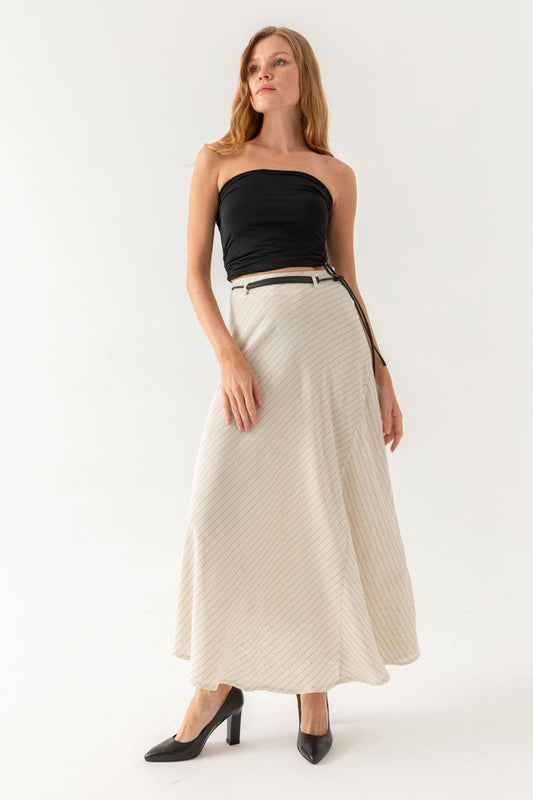 Linen Long Skirt