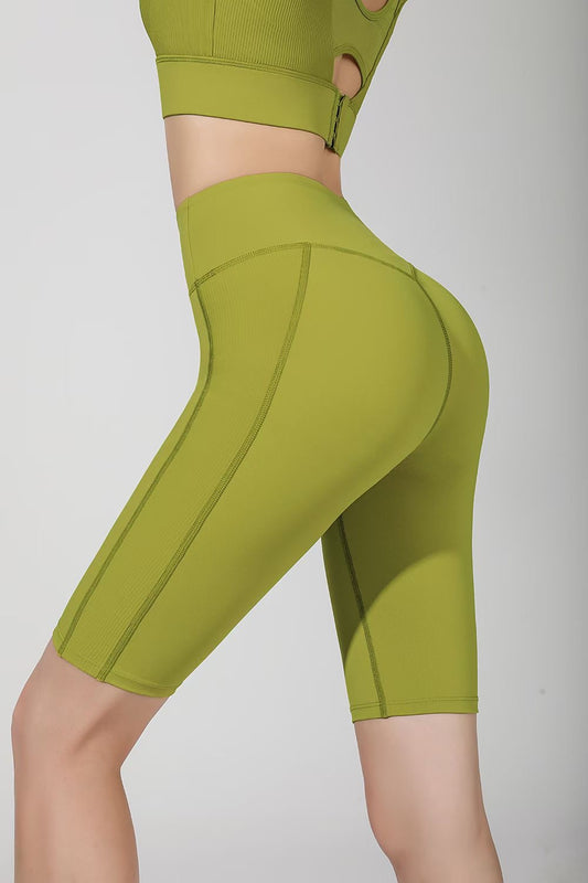 RIBBED CYCLING SHORTS