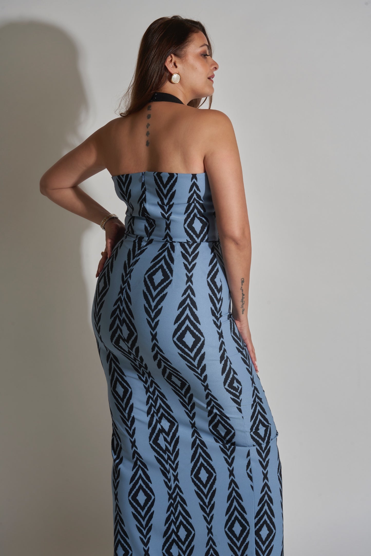 Long Halter Dress