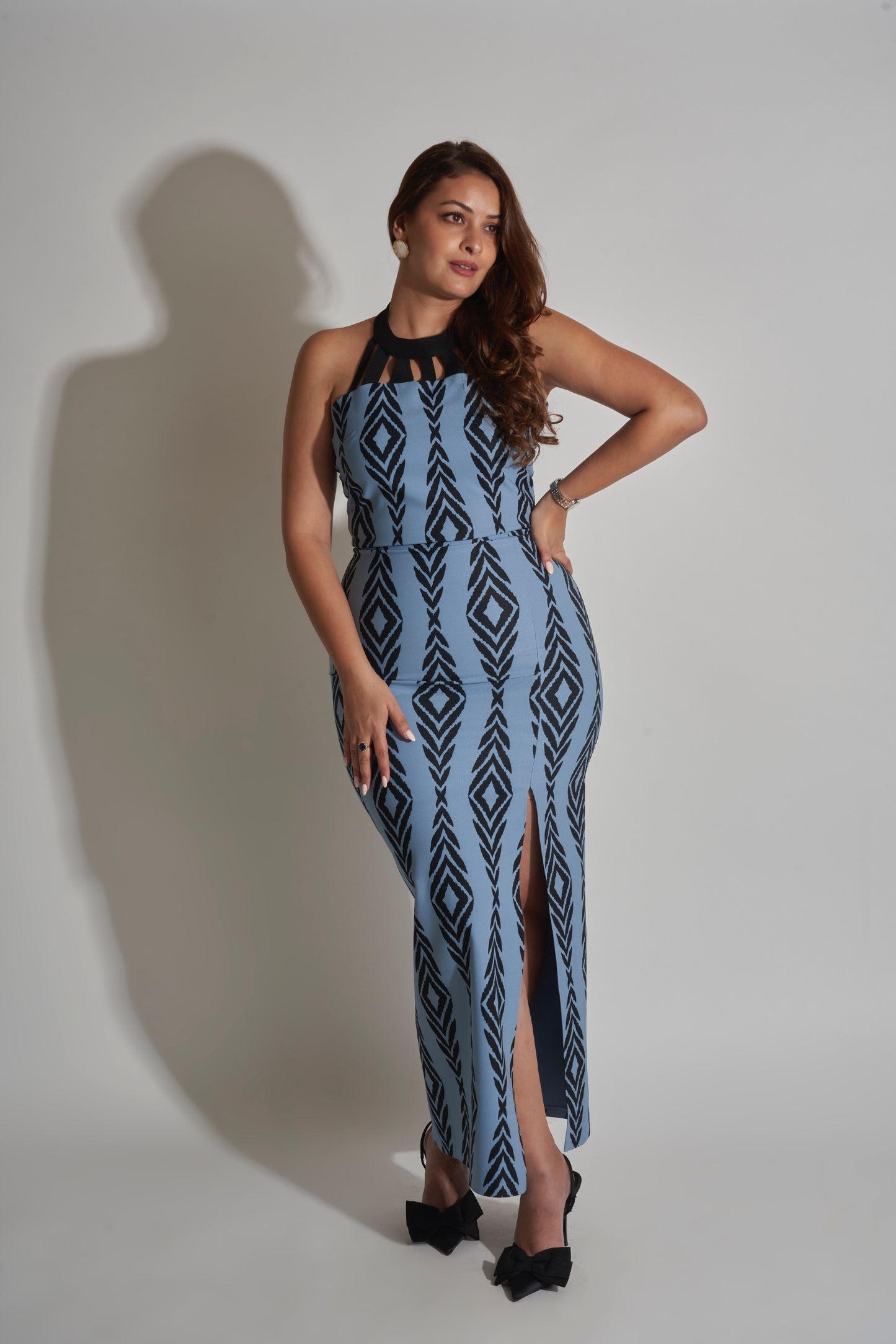 Long Halter Dress