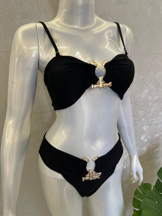 BIKINI WITH METAL EMBELLISHMENT