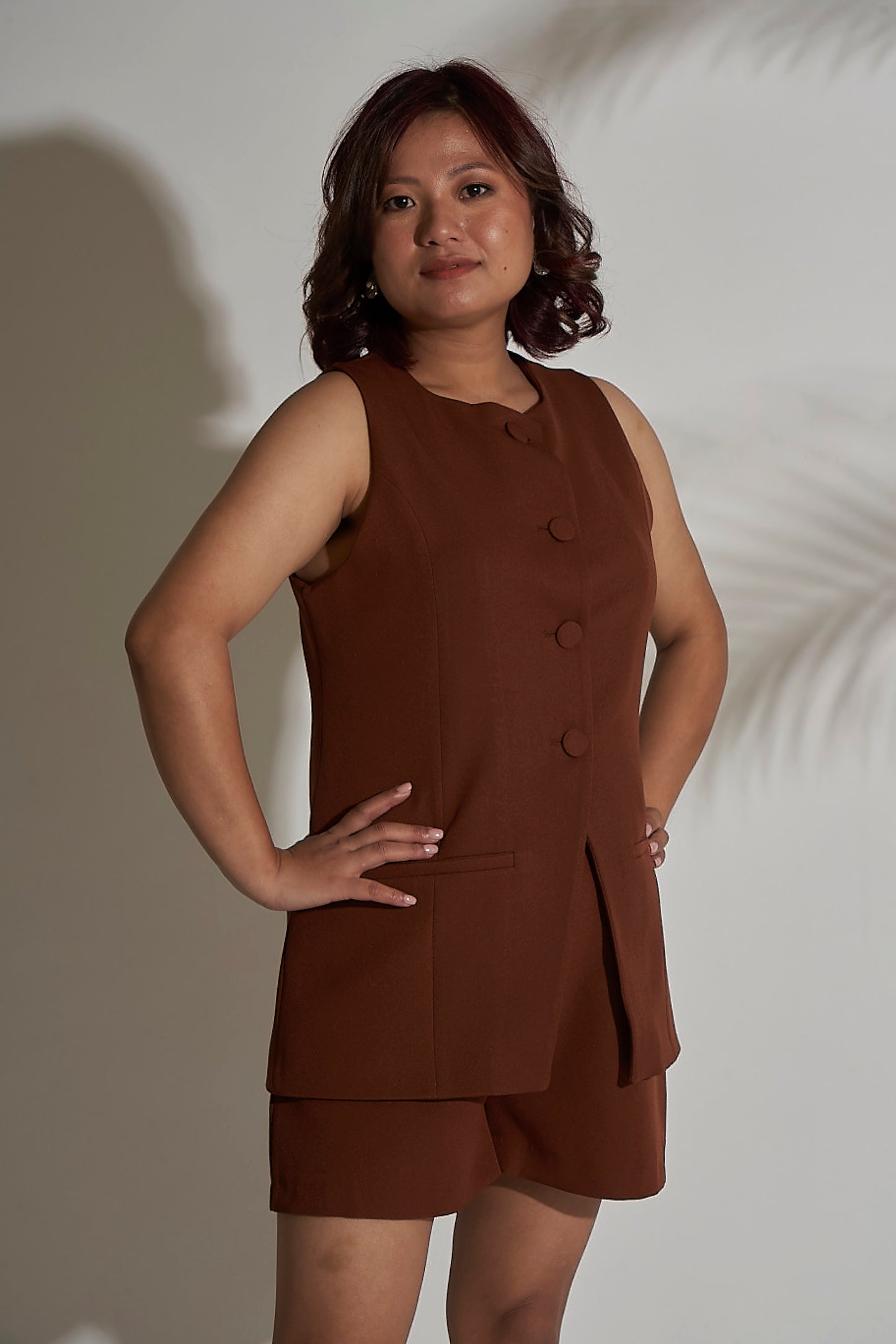 Buttoned Waistcoat Co-Ord