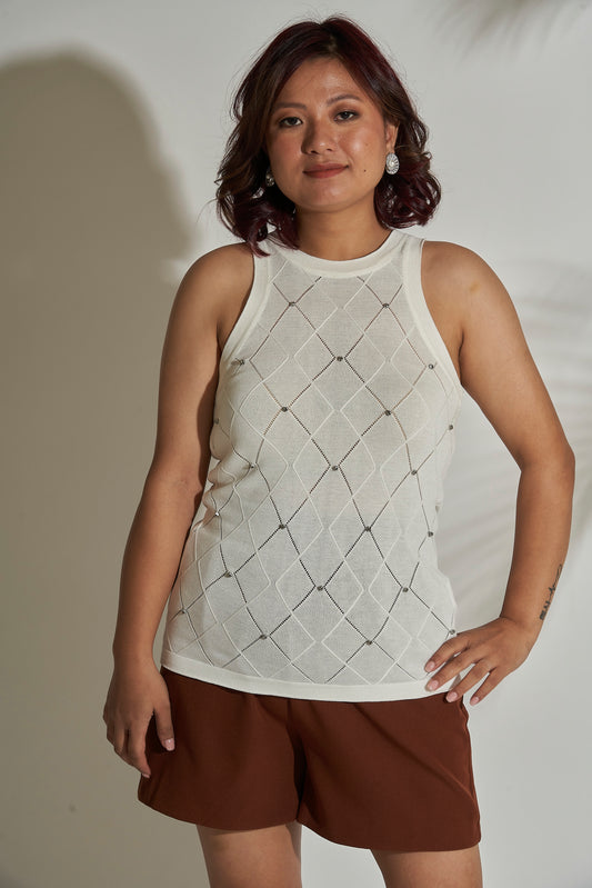 Sleeveless Knit Top