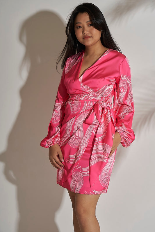 Wrap Full Sleeve Dress