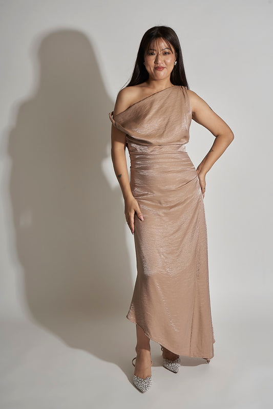 Cowl Evening Dress