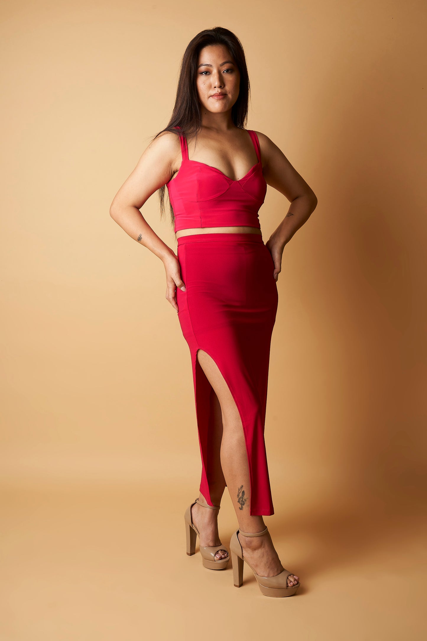 PINK RESORT WEAR COORD