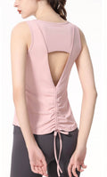 SLEEVELESS BACK CUT TOP