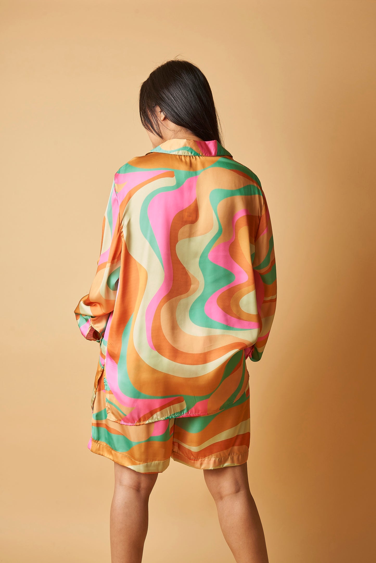 PRINTED LONG SLEEVES COORD SET