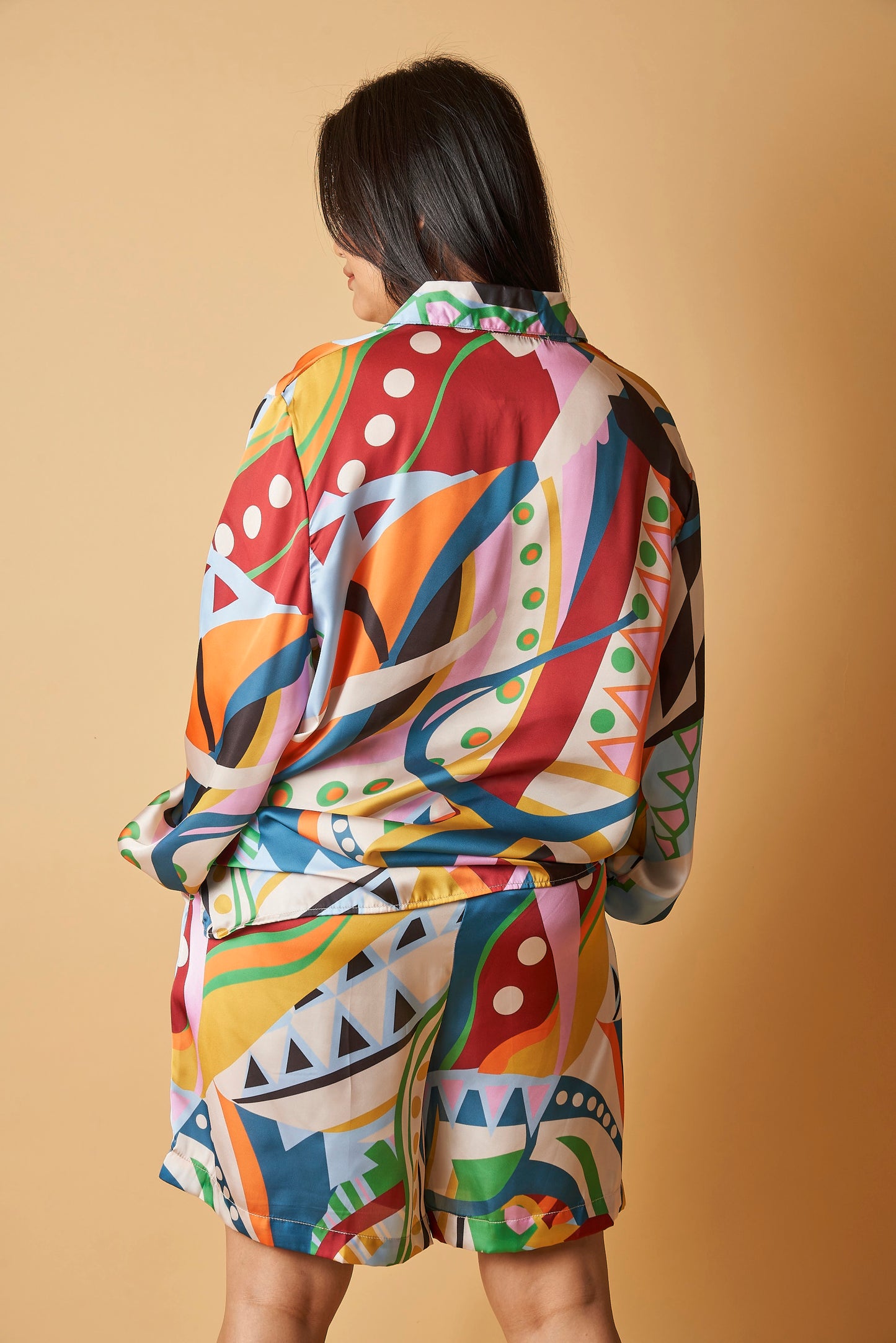 PRINTED LONG SLEEVES COORD SET
