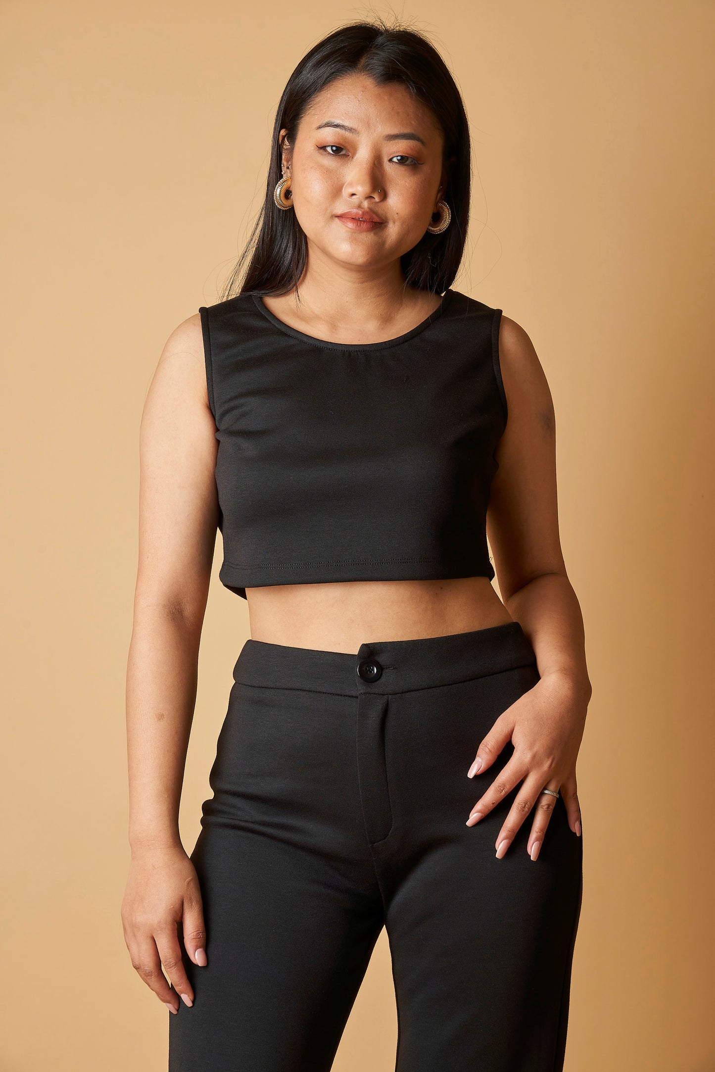 SLEEVELESS CROP COORD