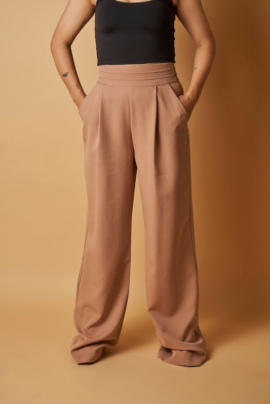 PLEATED WAISTBAND PANT